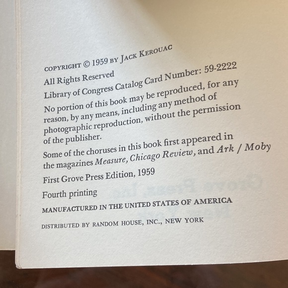 Mexico City Blues 242 Choruses 1st Edition by Jack Kerouac 1959 paperback - Picture 4 of 9